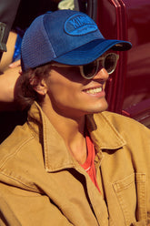 Gorra Panel Sweat Blue